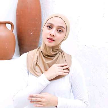 PUSSAT Ciput Ninja Resleting Antem Jersey Premium Inner Ninja Malay Dalaman Hijab Olahraga Daleman J
