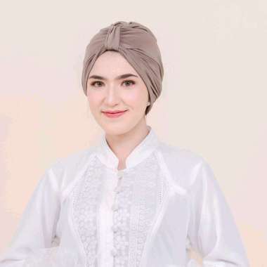 PUSSAT Emily Turban Jersey Korea Premium Turban Wanita Muslim Turban Lilit Dewasa Turban Instan Keki