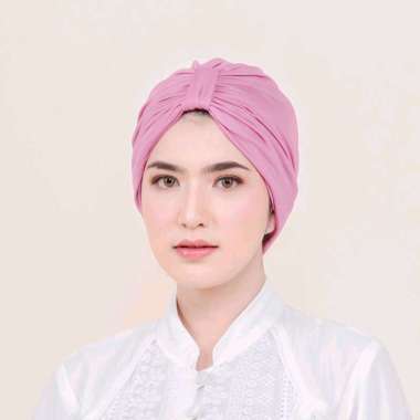 PUSSAT Emily Turban Jersey Korea Premium Turban Wanita Muslim Turban Lilit Dewasa Turban Instan Keki