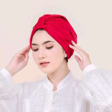 PUSSAT Emily Turban Jersey Korea Premium Turban Wanita Muslim Turban Lilit Dewasa Turban Instan Keki