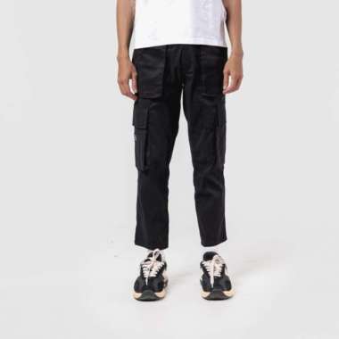 House of Smith Celana Kargo Panjang Pria - Carmith Black #3 - M XXXL