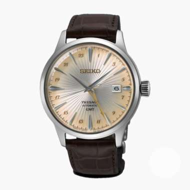 Jam Tangan Seiko Presage SSK041J1 GMT Leather Strap