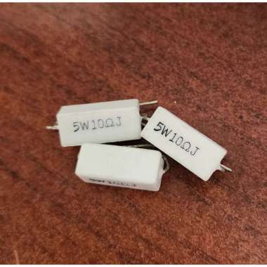 Resistor Keramik Kapur 5W 10Ohm 10 Ohm