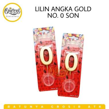 LILIN ANGKA / LILIN QUESTION GOLD SON / LILIN EMAS / LILIN ULANG TAHUN / LILIN ANGKA MURAH MERIAH / 