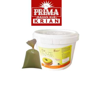 ELMER GLAZE AVOCADO - GLAZE TOPPING - TOPPING DONAT RASAA AVOCADO