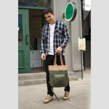 HEYLOOK Official - Tote Bag SAVANA Tas Ransel Laptop Multyfungsi Tas Leptop 14-15inch Backpack Pria