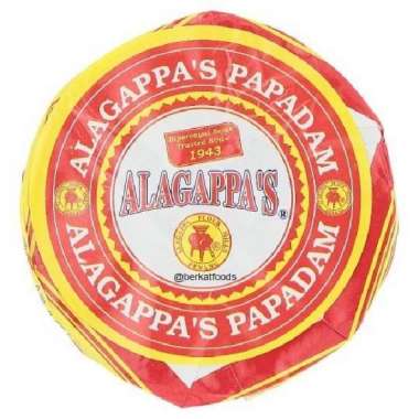 Appalam Premium Papadam / Kerupuk Appalam India / Papad Papadum Masala ALAGAPA PAPADAM