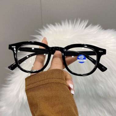 Kacamata Hitam Korea Vintage Retro Fashion Import Wanita Pria Optik Sunglass K47 F1990 KC Hitam