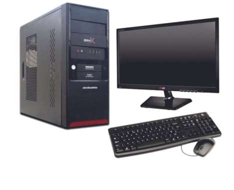 PC RAKITAN Desain Grafis Intel i7 RAM 8GB 256SSD VGA 2GB LED 24" 8GB