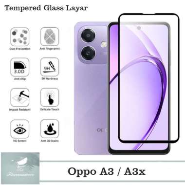 Promo Tempered Glass Layar Oppo A3 2024 Anti Gores Kaca Oppo A3 2024
