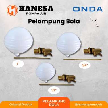 ONDA PELAMPUNG BOLA / OTOMATIS TANDON ONDA ½ inch