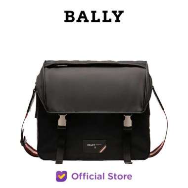 BALLY Fabro Nylon Cross-Body Bag - Black