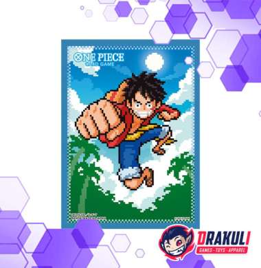 One Piece Card Game Official Card Sleeve Series 8 - Pixel Luffy