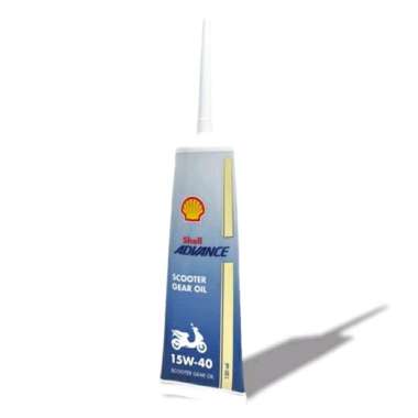 SHELL ADVANCE SCOOTER GEAR OIL 15W-40 120ML OLI GIR GARDAN CVT TRANSMISI MATIC METIK