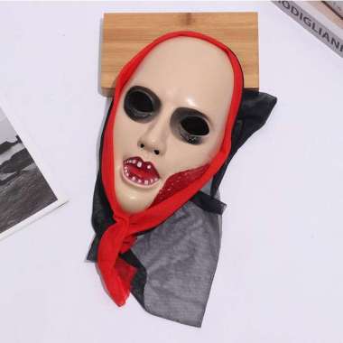 Topeng Hantu Topeng Pocong Kuntilanak Horror MAsk Prank 1219-314
