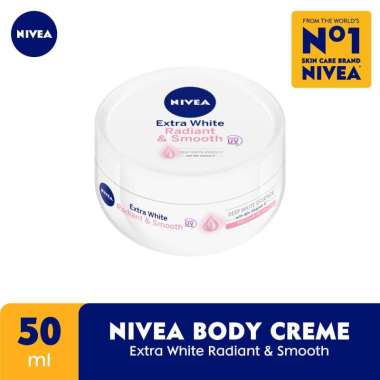 NIVEA Extra White Radiant & Smooth Cream 25ml/50ml/100ml -Cream Pelembab Wajah 50ml