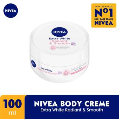 NIVEA Extra White Radiant & Smooth Cream 25ml/50ml/100ml -Cream Pelembab Wajah 100ml