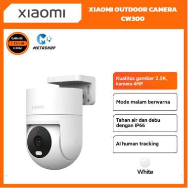 Xiaomi Outdoor Camera CW300 Resolusi 2.5K 4MP CCTV MI IP Kamera IP66 Waterproof