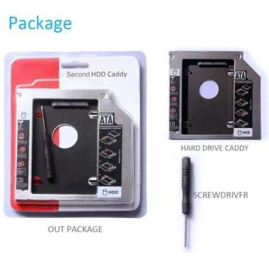 HDD CADDY TEBAL 12.7MM SATA / DVD SLOT TO HDD SLOT / SSD CADDY