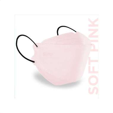 Goto KF94 Disposable Mask 4 Ply Masker Earloop 4Ply Kesehatan KF 94 Soft Pink