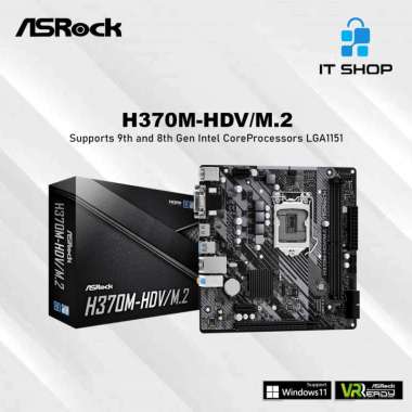 Motherboard Asrock H370M-HDV M.2 LGA1151 - DDR4