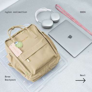Tas Wanita Backpack Bree BY Merche Wheat