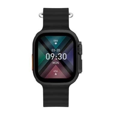 Original 100%!! Jam tangan Lee Cooper Smartwatch tali kanvas dan rubber Garansi Resmi 1 Tahun Hitam