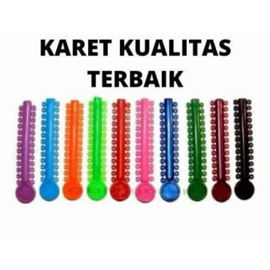 Karet Behel Power O German Isi 10 Mix Warna Random