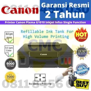 Printer Canon PIXMA G1010 RESMI PRINTER CANON G 1010 Ink Tank system
