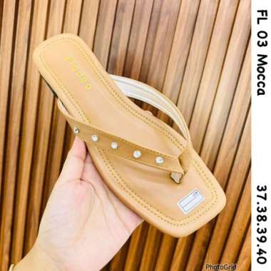Sandal japit fladeo FL003 Mocca