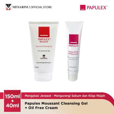 Papulex Moussant Cleansing Gel 150ml + Papulex Oil Free Cream 40ml