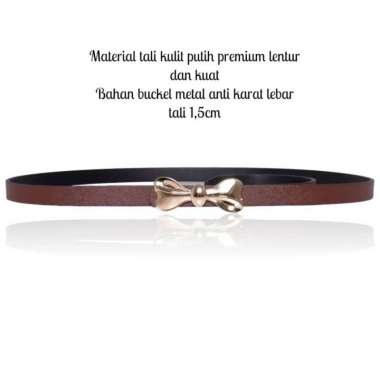 ikat ban pinggang wanita cantol JUMBO sabuk wanita kulit coffe panjang 130-135