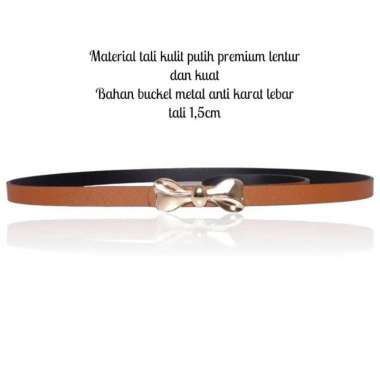 ikat ban pinggang wanita cantol JUMBO sabuk wanita kulit Cokelat panjang 130-135