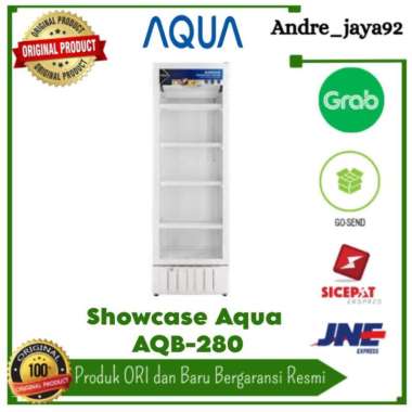 Showcase Display Cooler 4 Rak 258L Aqua AQB-280