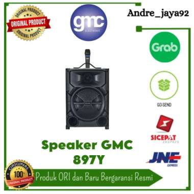 Speaker Active Portable Gmc 8 Inch Plus 1 Mic 897Y Bluetooth