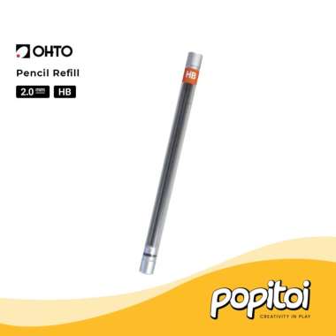 OHTO Lead Refill 2.0 mm Isi Ulang Pensil Mekanik Cetek HB (5 pcs)