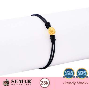 Gelang Emas Tali Rosemaria Flower Gold 23K Semar Nusantara