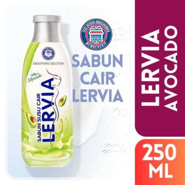Lervia Sabun Mandi Cair Body Wash 250ml (Botol) avocado