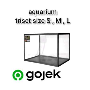 aquarium triset size M bahan mika