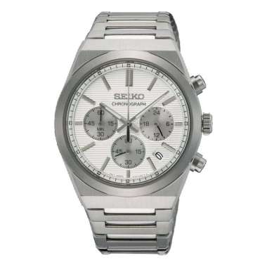 Jam Tangan Seiko SSB453P1 Chronograph Quartz Sport 40mm Blue Dial Stainless Steel Strap