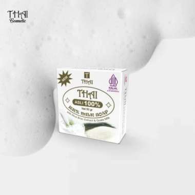(MURAH) Thai Goats Milk | Rice Milk Soap 50gr - Sabun Susu Kambing & Beras RICE MILK
