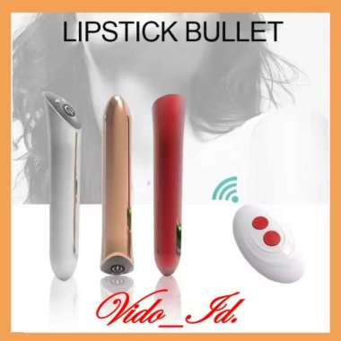 Alat Pijat Getar Peluru / Lipstick Bullet dengan USB Charge dan Remote Control