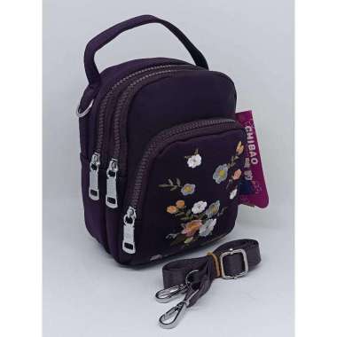 Tas Slempang Chibao Y332-11 Wanita Perempuan Cewek Y332-11 Slpg Sulam Unggu