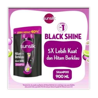 Sunsilk Black Shine Shampoo 900 ml Pouch