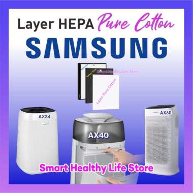 Layer Electrostatic HEPA Pure Cotton Filter Air Purifier SAMSUNG AX34 (AX3300)