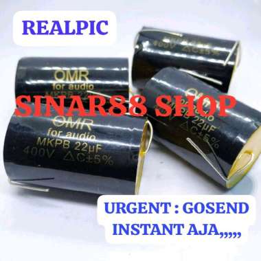 Hrg 1 pcs MKP22uf 400v MKPB22uf 400v 226/400v 22uf 400v MILAR CAPASITOR OMR AUDIO ELCO CROSSOVER