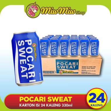 POCARI SWEAT Minuman Isotonik Grosir KARTON/ DUS (Kaleng 330 ml/ Botol 350 ml/ Botol 500ml) 24 Kalen