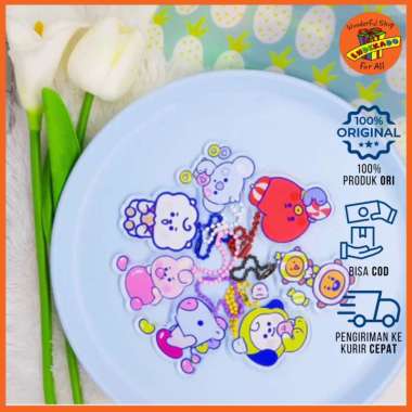 Keychain BT21 BTS tata chimmy RJ koya - Gantungan Kunci Rantai BTS