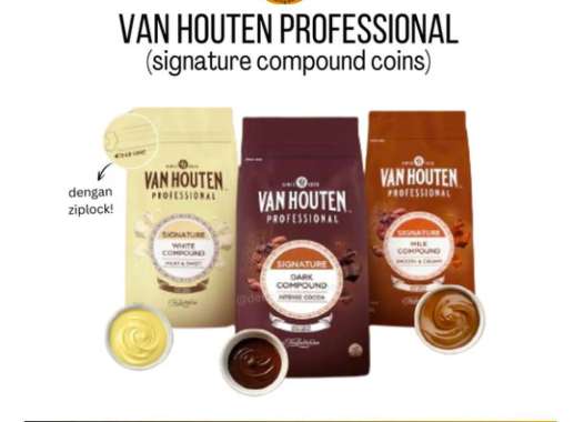 COKLAT COMPOUND COIN VAN HOUTEN UKURAN 1 KG MILK