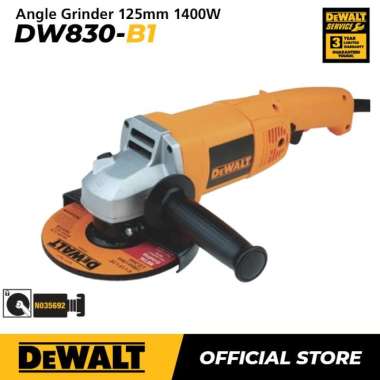 Dewalt Angle Grinder / Gerinda Tangan Listrik 1400Watt 125mm DW830-B1
